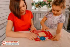 Бизиборд Квадрат 21х21х3 см односторонний1