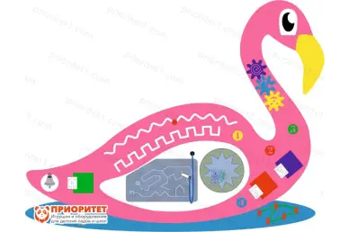 Бизиборд «Величавый фламинго» Бизиборд «Величавый фламинго»