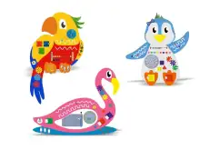 Набор бизибордов «Сад птиц» №21