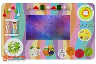 Настенный интерактивный бизиборд «Карамелька»