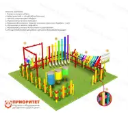 Детская площадка музыкальная «Мини» плюс1