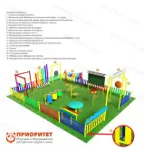 Детская игровая площадка музыкальная «Премиум» плюс1