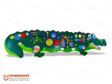 Тактильно-развивающая панель «Супер-крокодил» №21