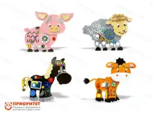 Набор бизибордов Малыши на ферме Набор бизибордов Малыши на ферме1