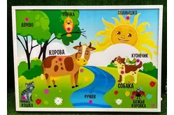 Интерактивная светозвуковая панель «Природный окружающий мир» (демонстрационный материал стенды)1