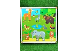 Интерактивная светозвуковая панель «Зверинец»1