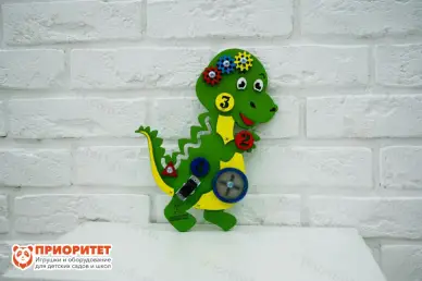 Бизиборд «Зеленый динозаврик» Бизиборд «Зеленый динозаврик»