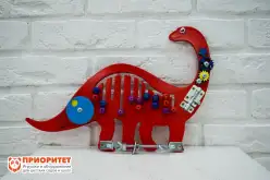 Бизиборд «Красный динозаврик» 40х28х8 см1