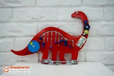 Бизиборд «Красный динозаврик» Бизиборд «Красный динозаврик»