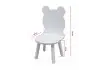 Стул «Мишка» белый-009