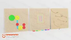 Набор тактильно-развивающих панелей «Ценные игры»1