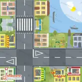 Поле для многофункционального стола «Город» 75x751