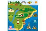 Поле для многофункционального стола «Остров сокровищ» 75x75