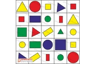 Поле для многофункционального стола «Геометрические фигуры» 75x75