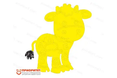 Тактильно-развивающая панель «Милый телёнок»