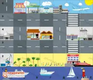 Поле для многофункционального стола «На берегу» 105x901