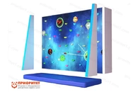 Интерактивный скалодром с креплением к стене