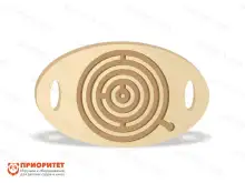 Тактильно-развивающая панель-лабиринт «Окружности»1