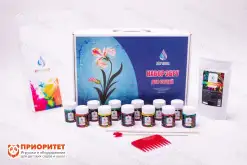 Комплект для творчества ЭБРУ для студии 12 цветов красок1