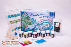 Набор для рисования картин в технике ЭБРУ «Зима»1