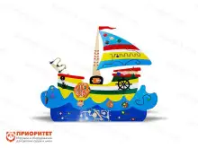 Декоративно-развивающая панель «Могучий кораблик»1