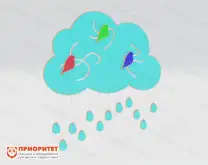 Декоративно-развивающая панель «Облако в вышине»1