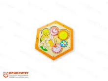 Бизиборд «Пчелиные соты» модуль №51