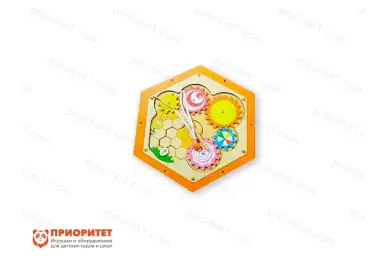 Бизиборд «Пчелиные соты» модуль №5 Бизиборд «Пчелиные соты» модуль №5