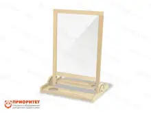 Мольберт настольный прозрачный поворотный Уроки красоты 42х32х60 см1