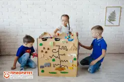 Бизикуб макси «Волшебная крепость» (натуральный) Знайка1