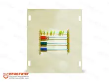 Тактильно-развивающая панель «Умные счеты»1