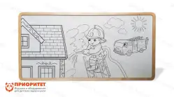 Настенный модуль «Многоразовая раскраска» (150x75)1