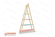 Стеллаж для игрушек и книг «Домик»