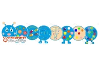 Бизиборд «Длинная гусеничка» №2