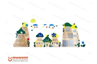 Набор тактильно-развивающих панелей «Полянка умений»