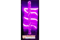 Воздушно-пузырьковая колонна со спиральной подсветкой