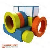 Набор мягких игровых модулей Трактор Набор мягких игровых модулей Трактор1