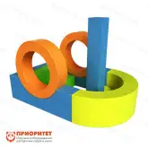 Набор мягких игровых модулей «Пароход»1