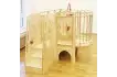 Игровой комплекс домик из дерева для детских садов
