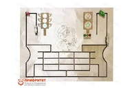 Бизиборд со световыми эффектами «Правила движения со светофором»