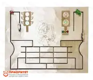 Бизиборд со световыми эффектами «Правила движения со светофором»1