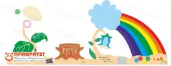 Декоративно-развивающая панель «На радужном лугу»1