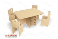 Игровой ландшафтный стол со стульями «Развитие»