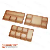 Подносы Монтессори для сортировки (3 шт)1