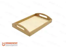 Поднос Монтессори малый с фигурной ручкой1