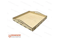 Поднос Монтессори фанерный (27,5х27,5х3 см)