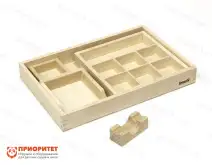 Коробочка Монтессори для аппликаций без декора1