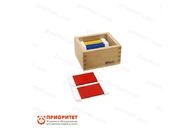 Игровой набор Монтессори «Цветные таблички. Ящик №1»