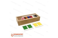 Игровой набор Монтессори «Цветные таблички. Ящик №2»