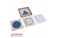 Поднос с карточками к демонстрационному стенду Монтессори